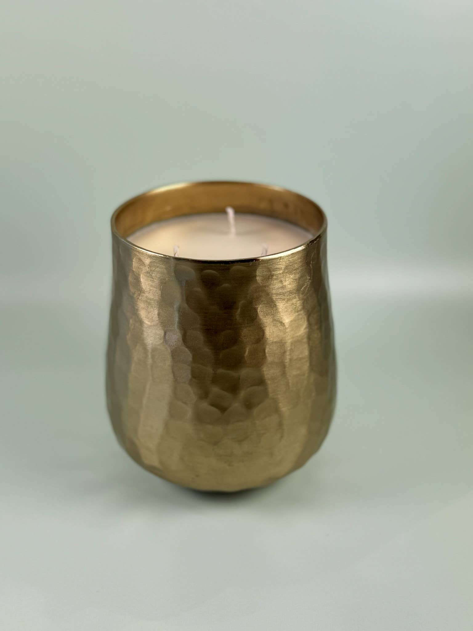 Gold Hammered Soy Candle
