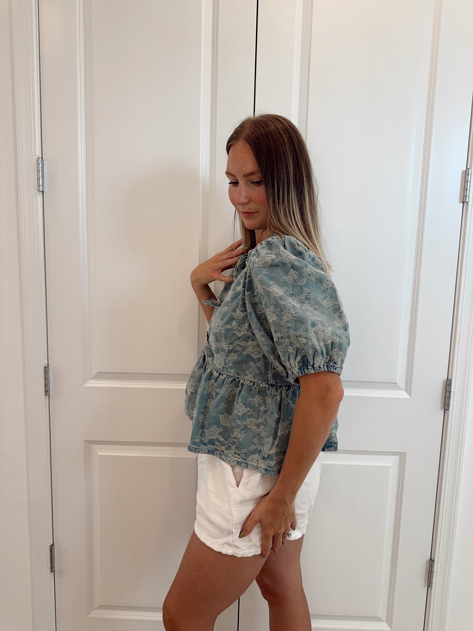 The Debbie Bow Front Blouse