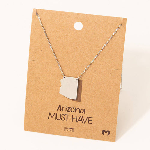 Arizona State Pendant Necklace