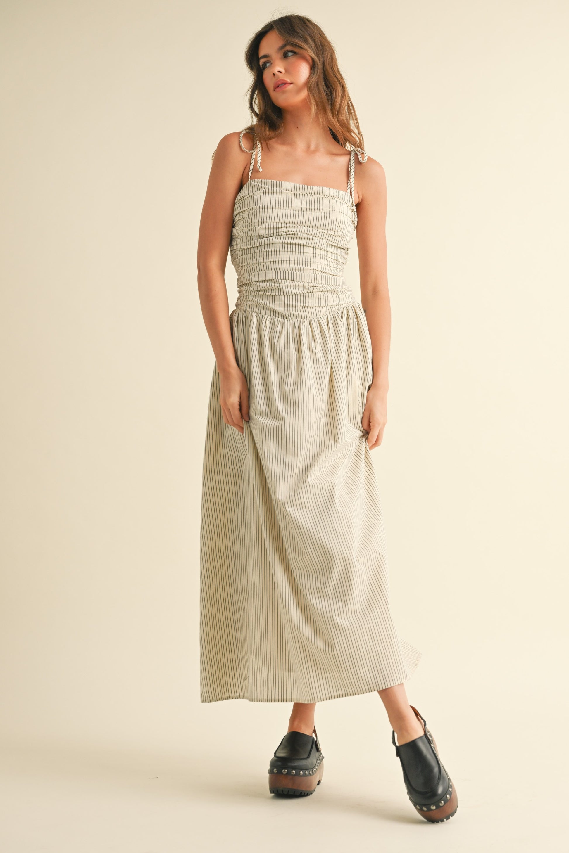 Sophie Stripped Patterned woven dress