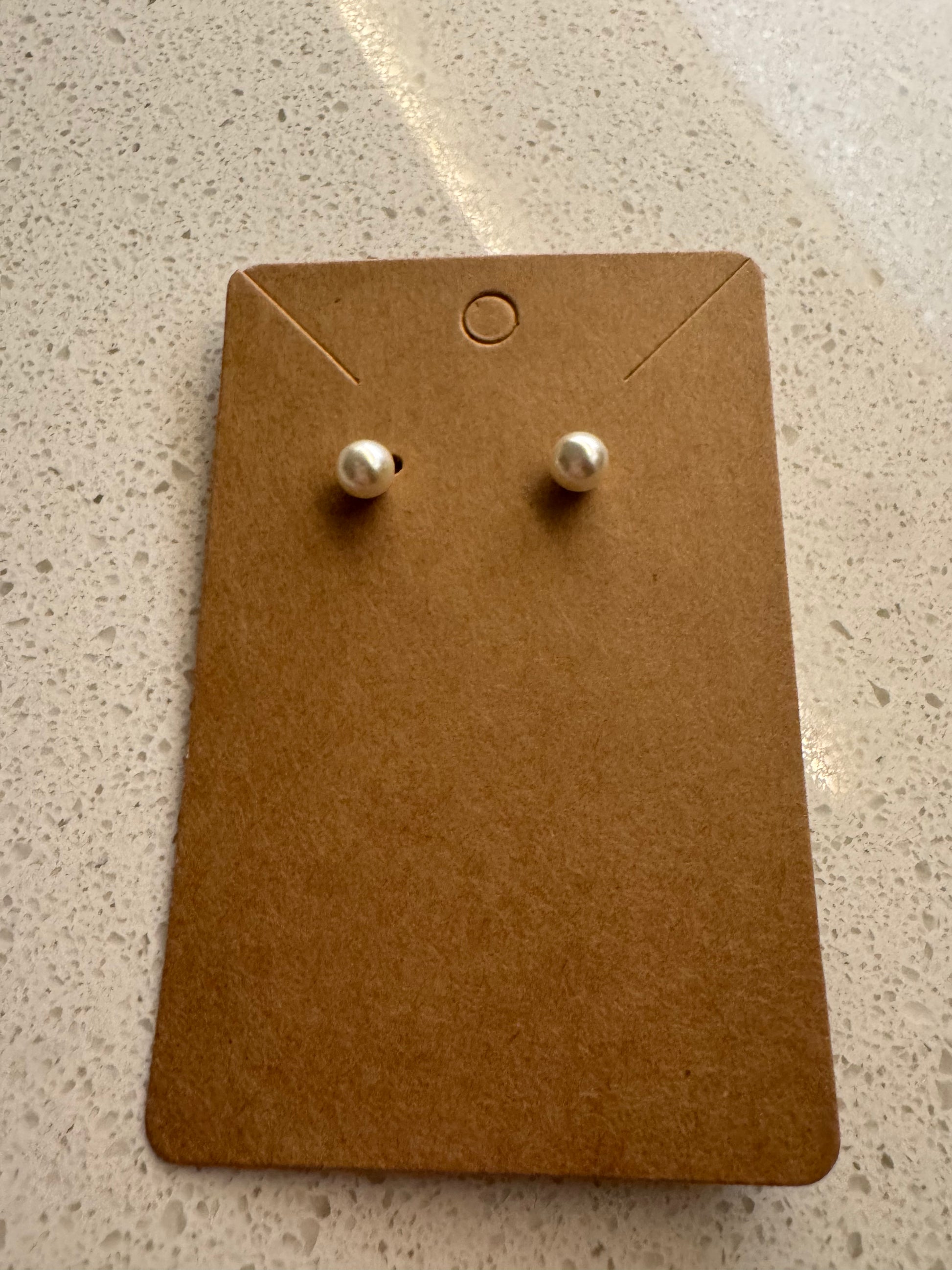 Pearl earrings