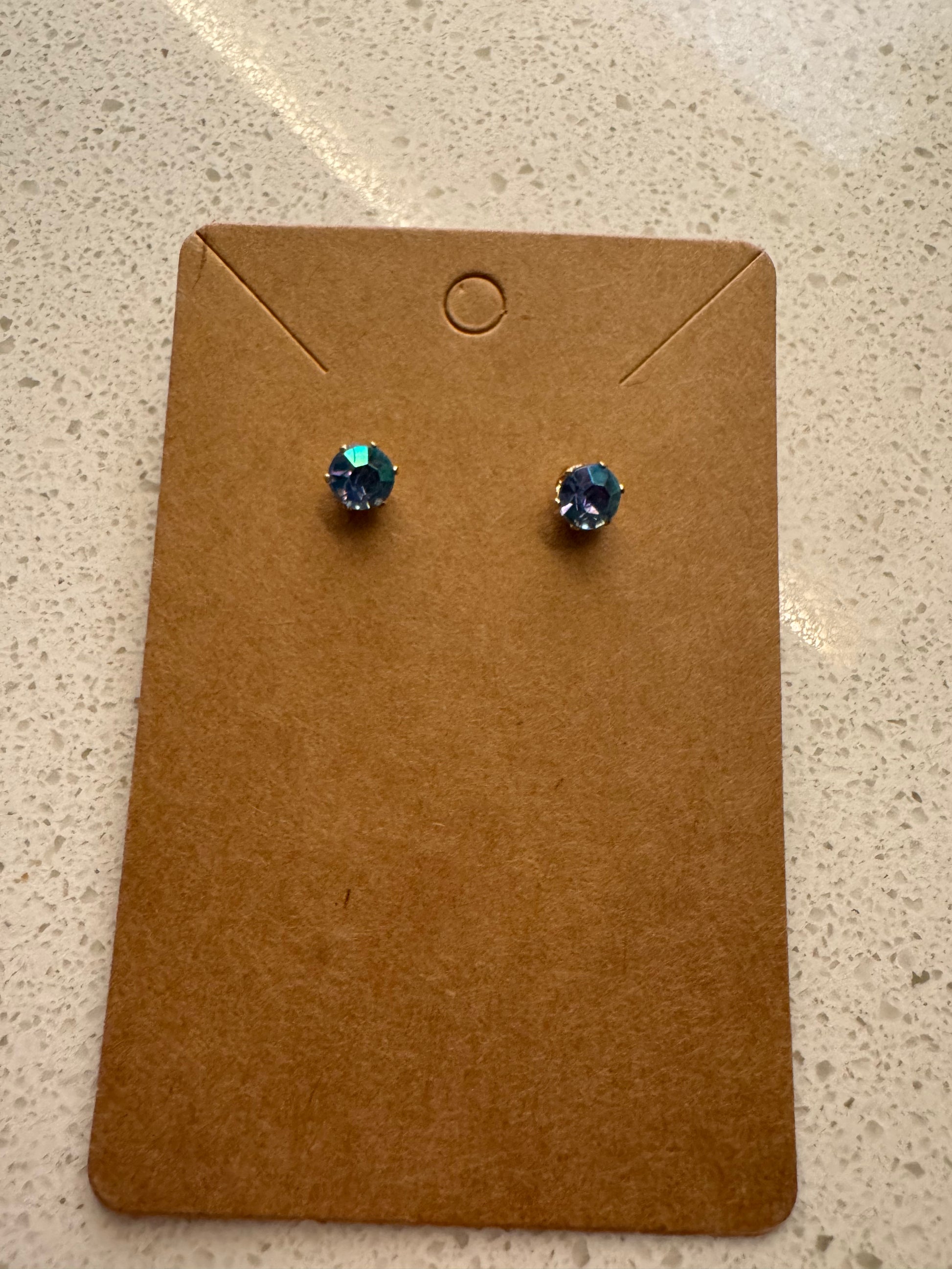 Blue studs