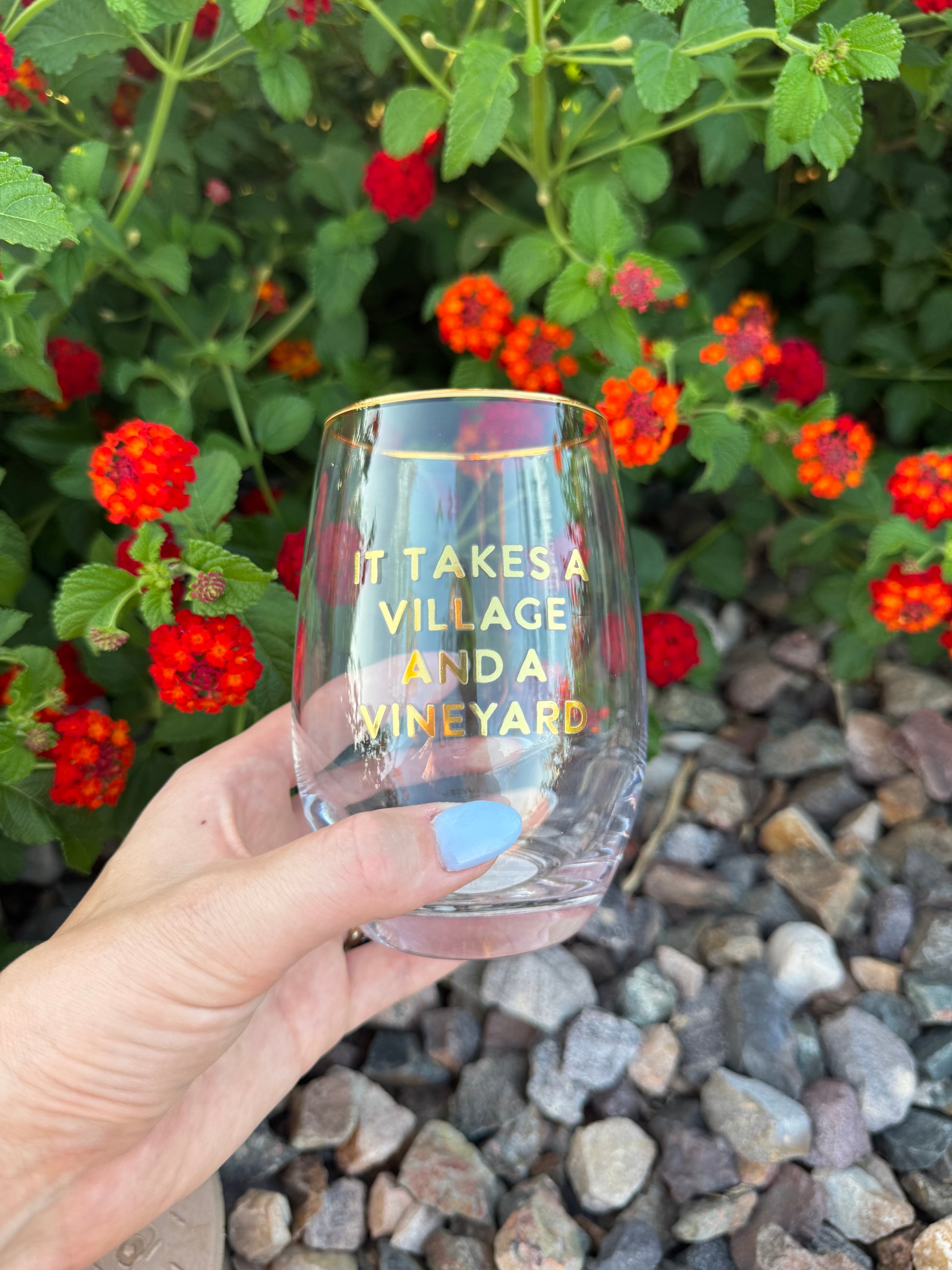 Wine Glass - It Takes a Village