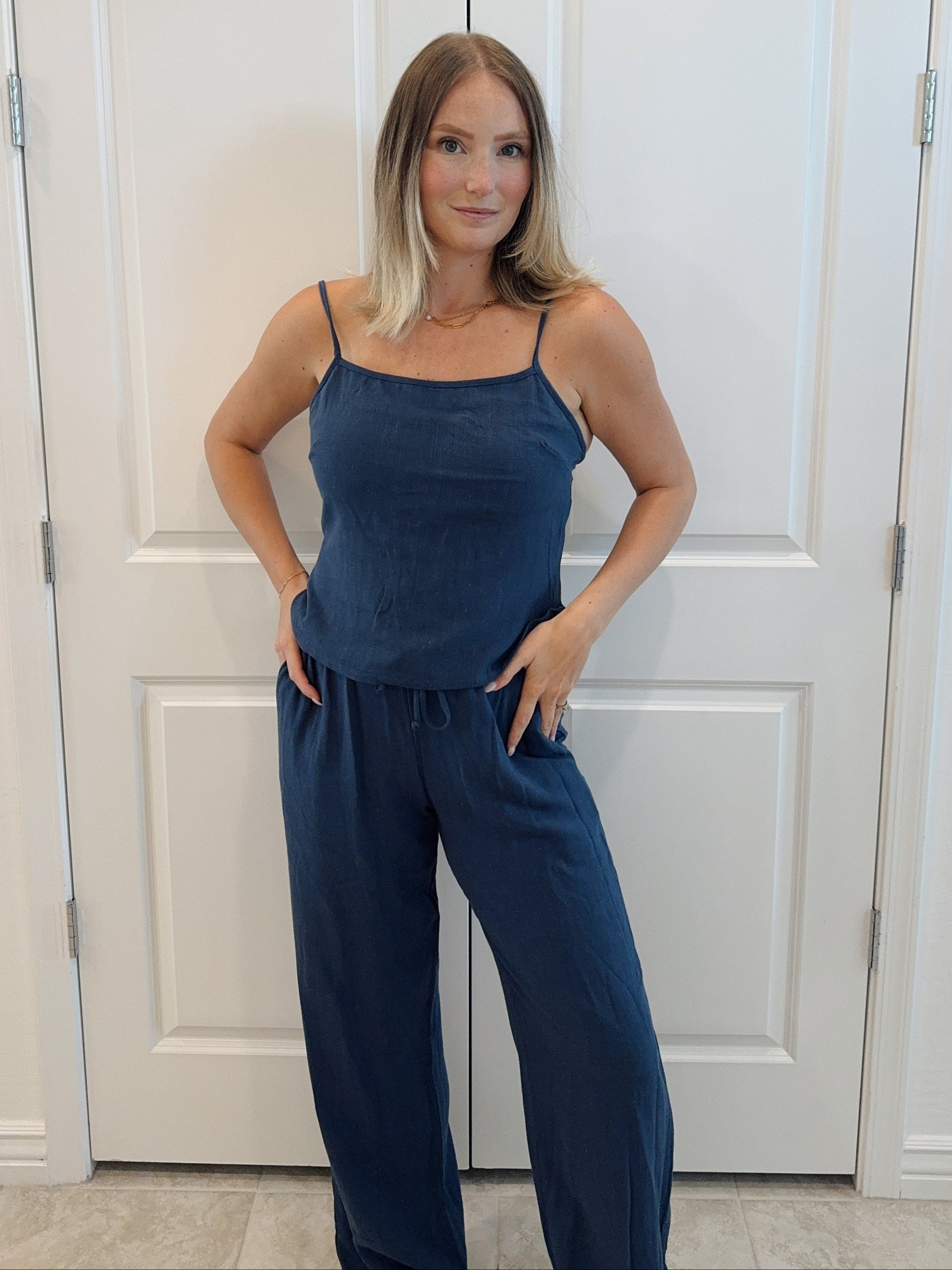 Leanna Linen Drawstring Pants