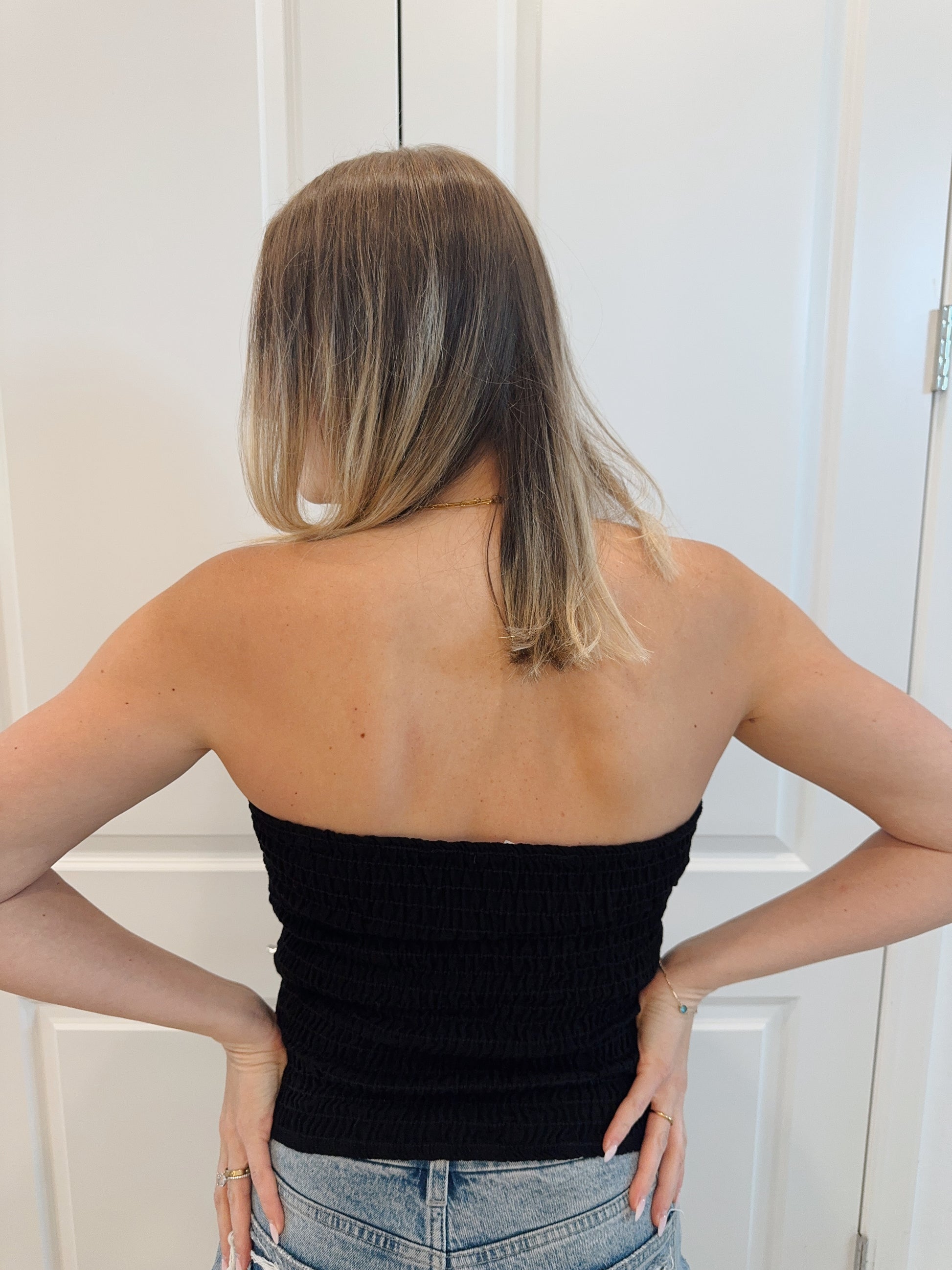 Sadie Pleated Tube Top
