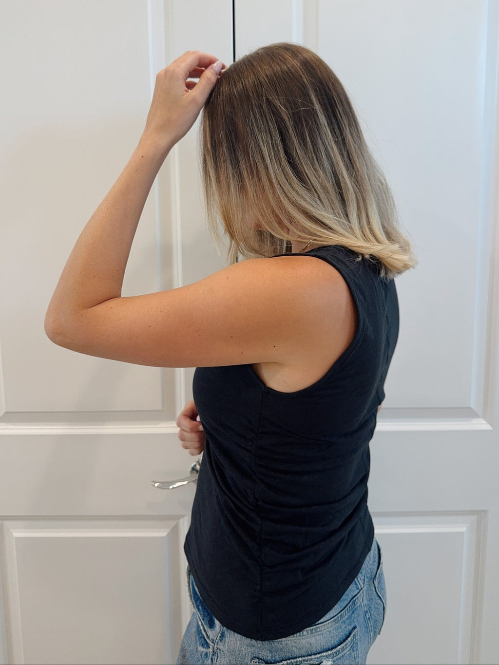 Sara Side Ruched tank