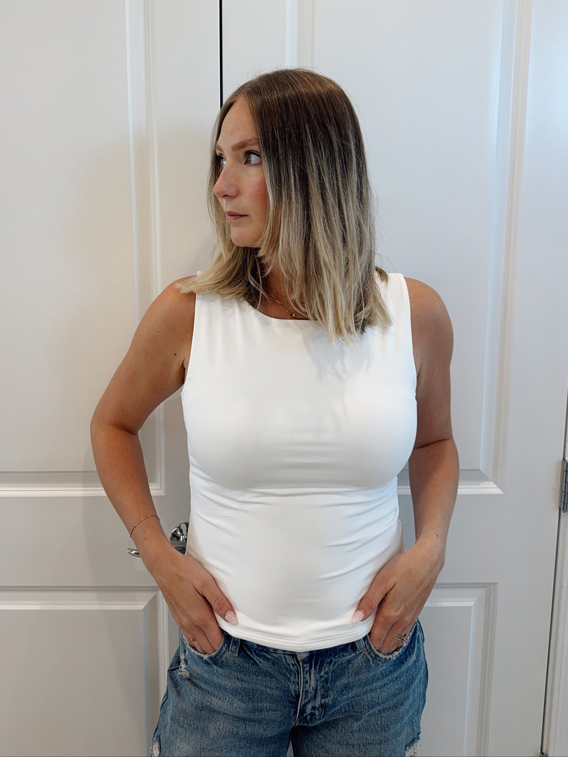 Betty Butter Boat Neck Tank