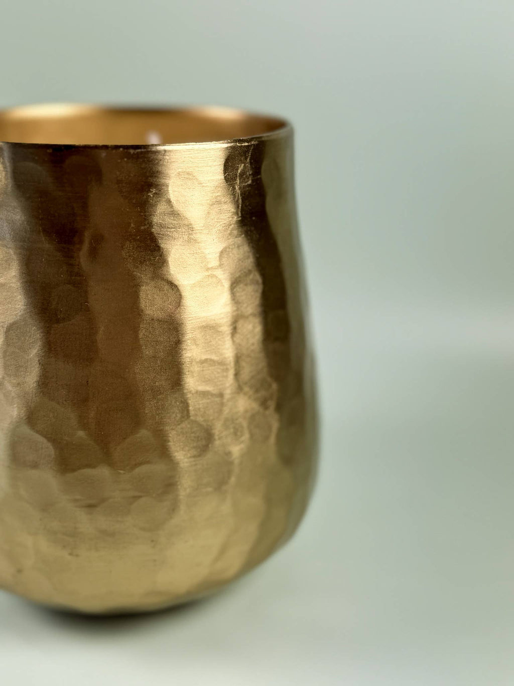 Gold Hammered Soy Candle
