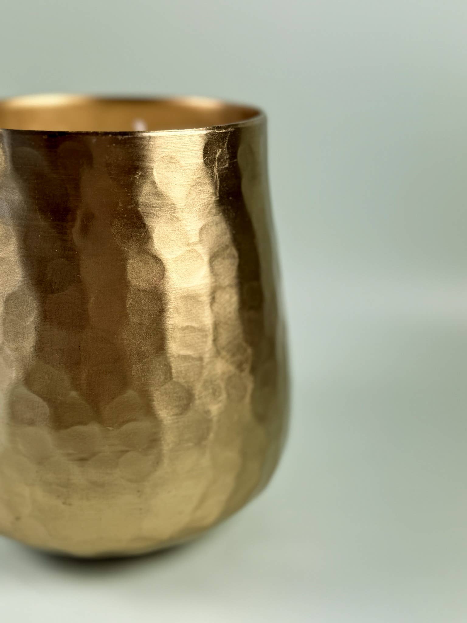 Gold Hammered Soy Candle